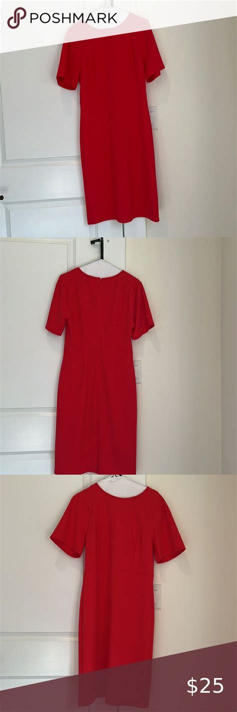 ann taylor red dress|ann taylor pleated dress.